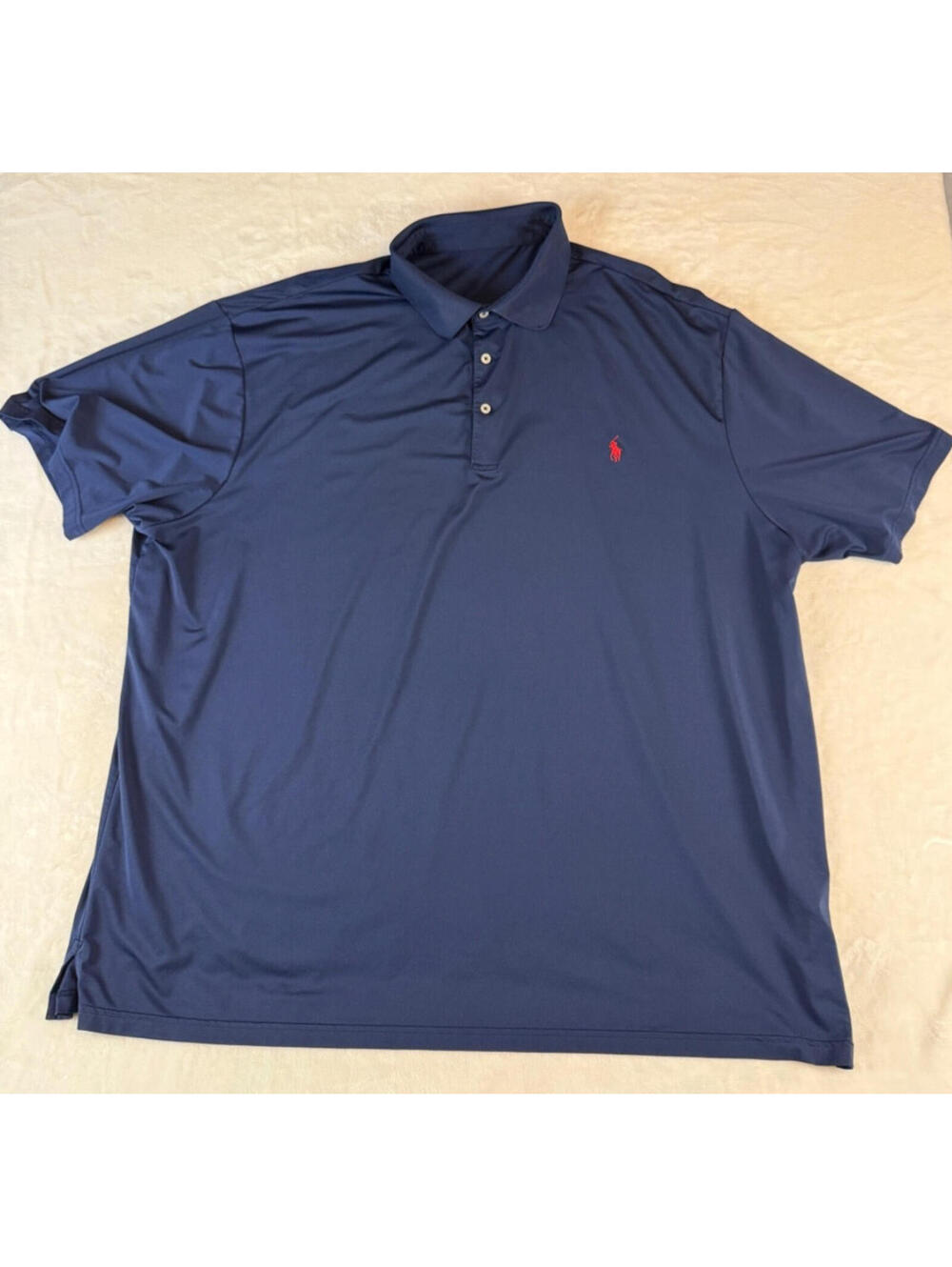 Polo Ralph Lauren Performance Polo Shirt Blue Short Sleeve Men’s 3XL